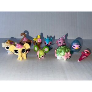 Littlest Tiny Pet Shop Pokemon Shaymin 2007 Hatchimals Mini Figure Lot of 10